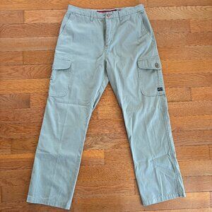 VTG 90s Y2K Quiksilver Baggy Cargo Pants Carpenter Grunge Skate Mens 36 x 32‎